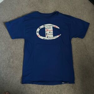 Blue champion t-shirt